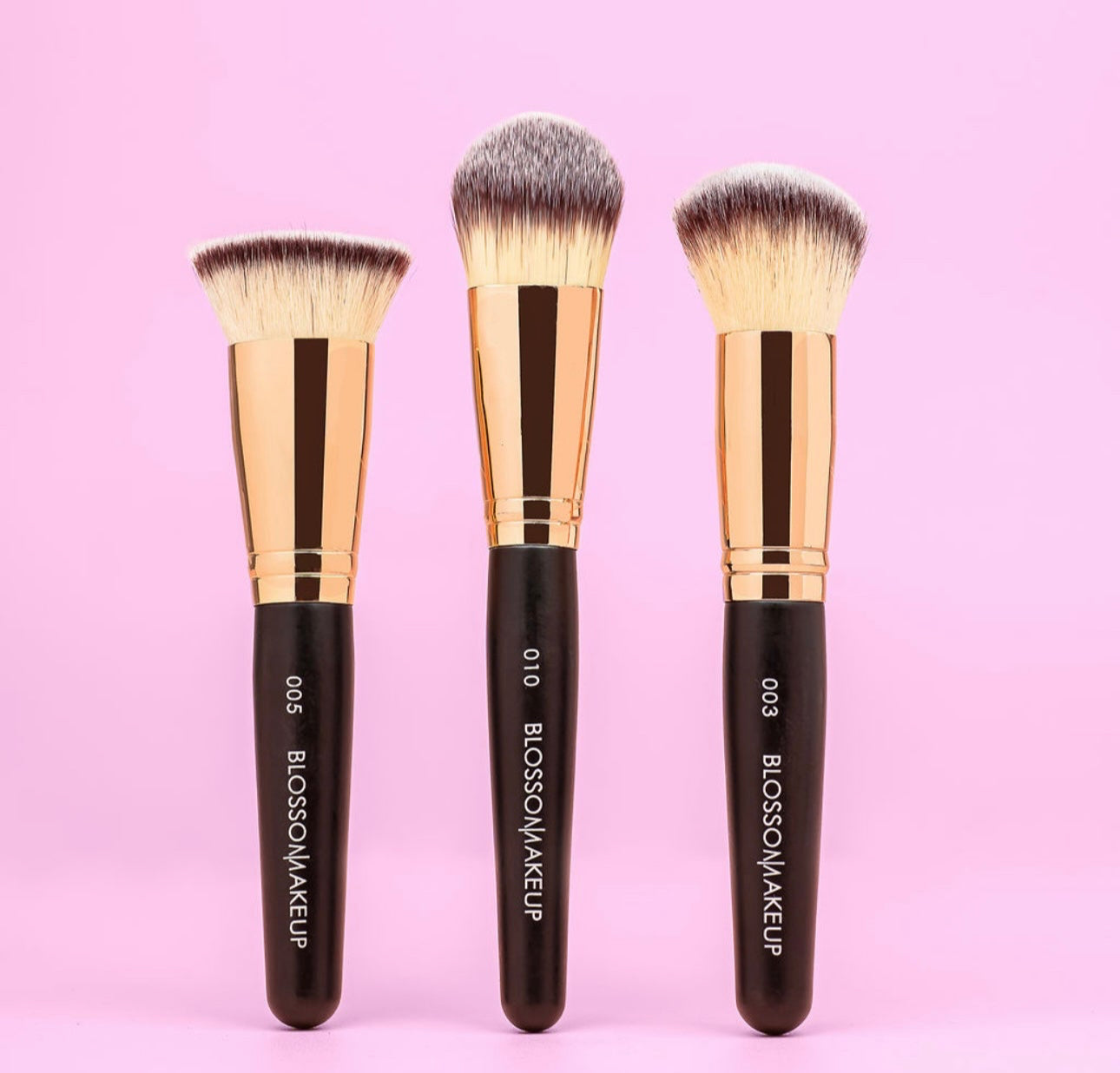 BLOSSOM - Lot de 3 pinceaux visage